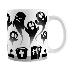 Rising Ghosts Halloween Mug