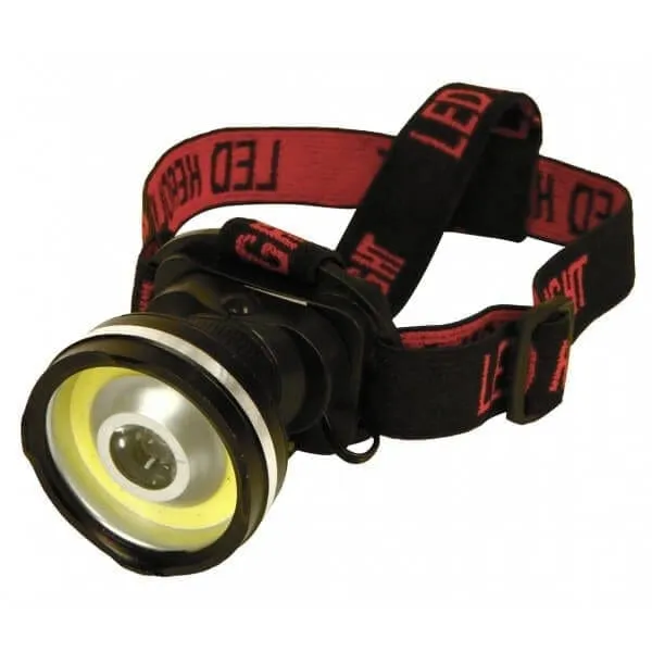 Rolson USB 3W Rechargeable LED Headlamp