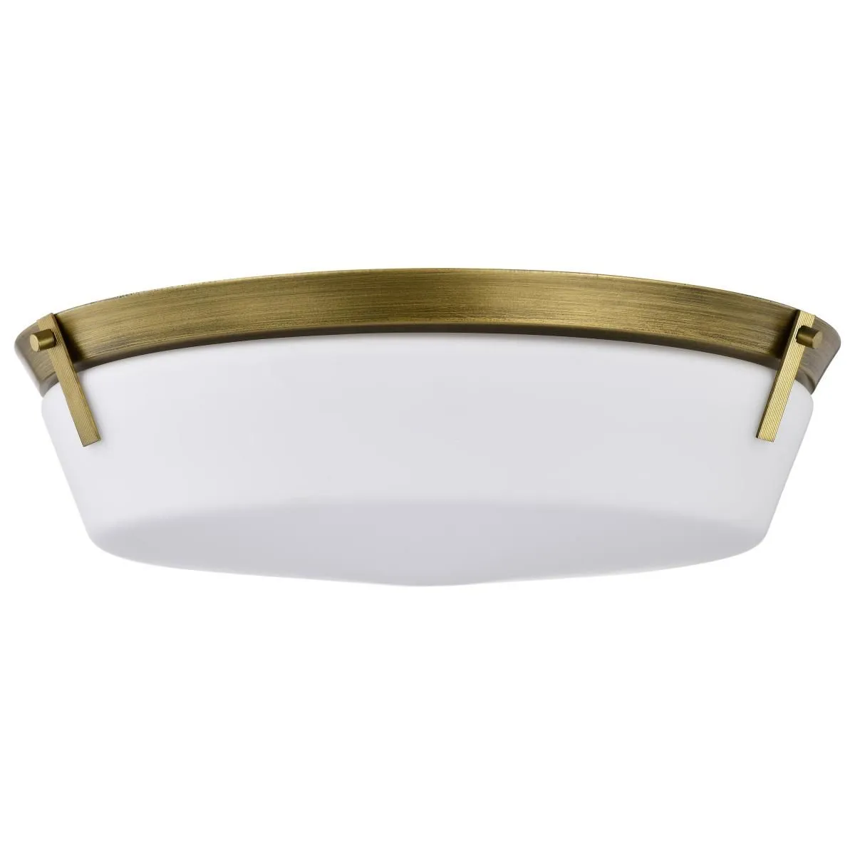 Rowen 19 in. 4 lights Flush Mount Light Natural Brass Finish