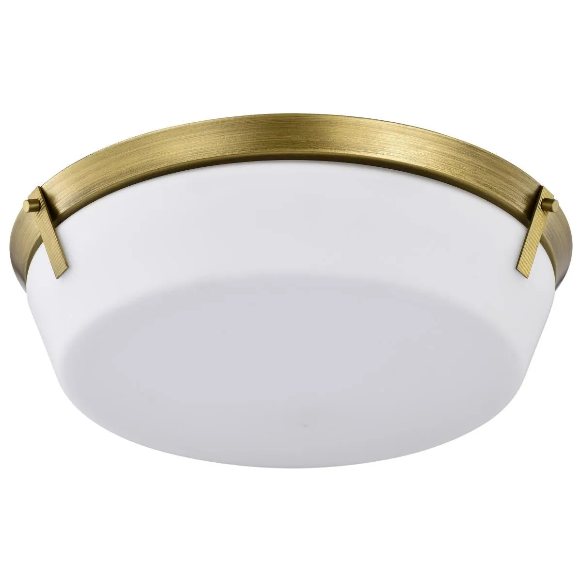 Rowen 19 in. 4 lights Flush Mount Light Natural Brass Finish