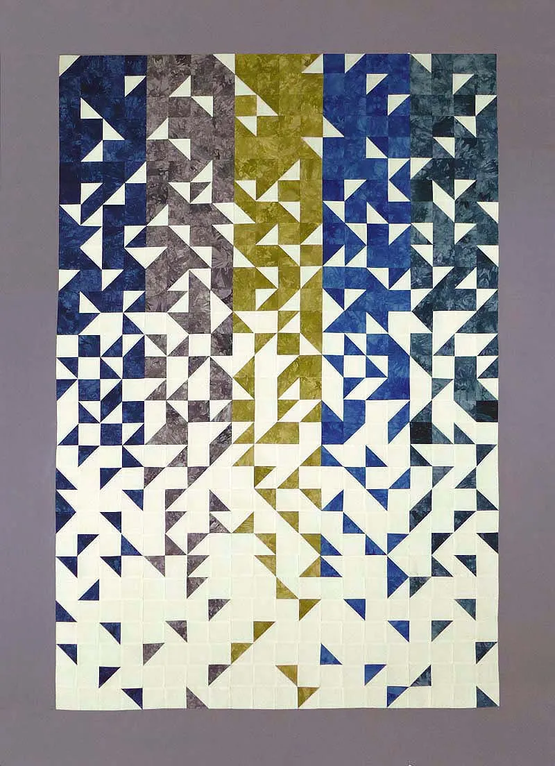 Shattered, Improvisational Modern Quilt Pattern (BAB -14) - UPDATED