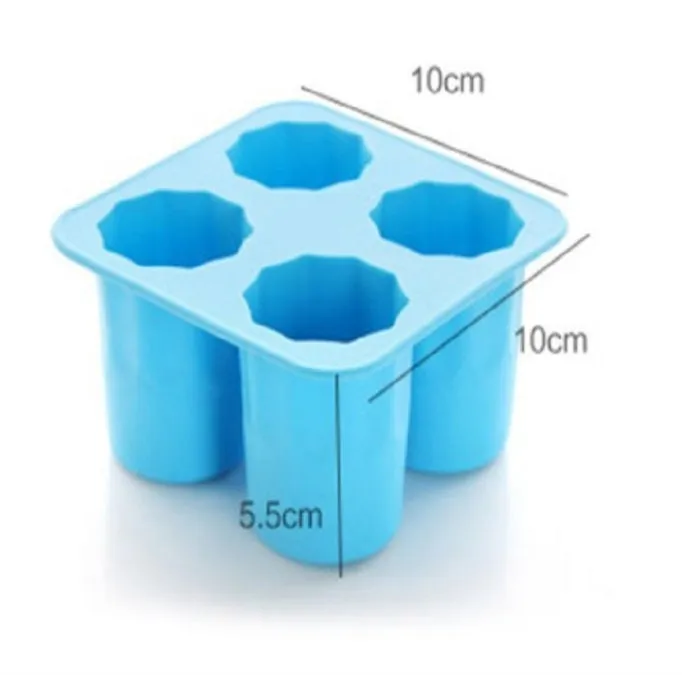 Shot Glass Mold - Cup Mold - Silicone Mold - Ice Maker Party Disposable Cup Mould Tray Ice Cream Soap Making Homemade Food Craft