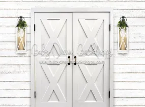 Simple White Doors Lanterns