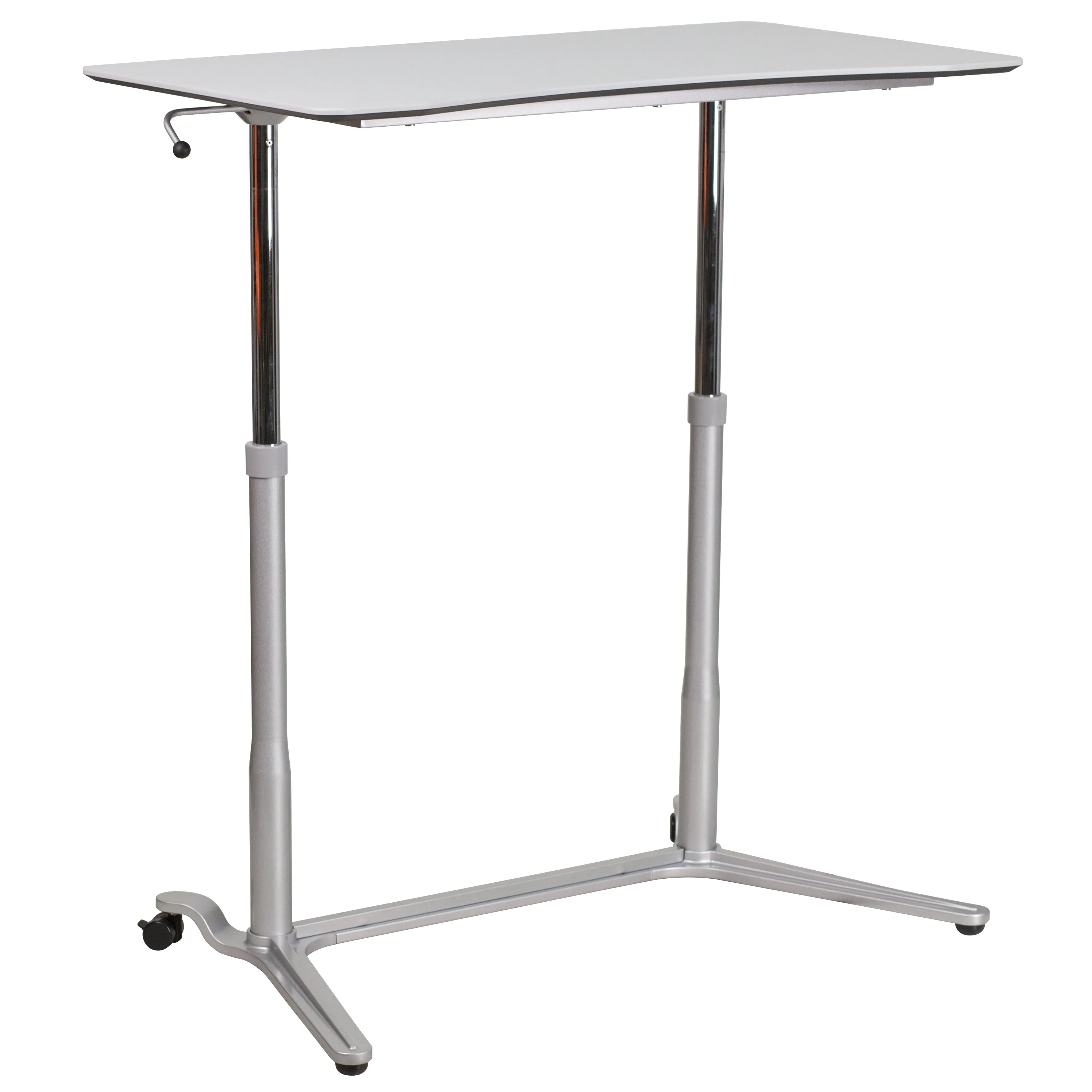 Sit-Stand Light Gray Desk NAN-IP-6-1-GG