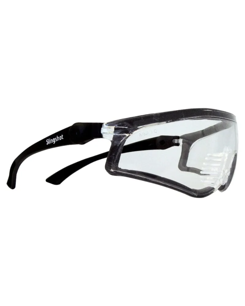 Slingshot Clear Lens Safety Glasses - Clear