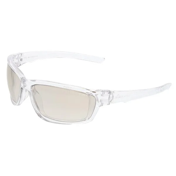 SR349 MCR Safety Swagger SR3 Series Safety Glasses, I/O Clear Mirror Lens