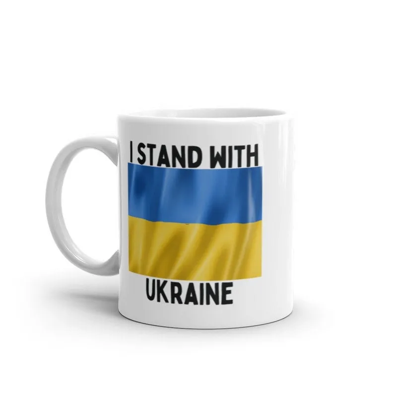 Stand with ukraine ,Support Ukraine, urkaine coffee mug  I Stand With Ukraine, Free Ukraine Mug