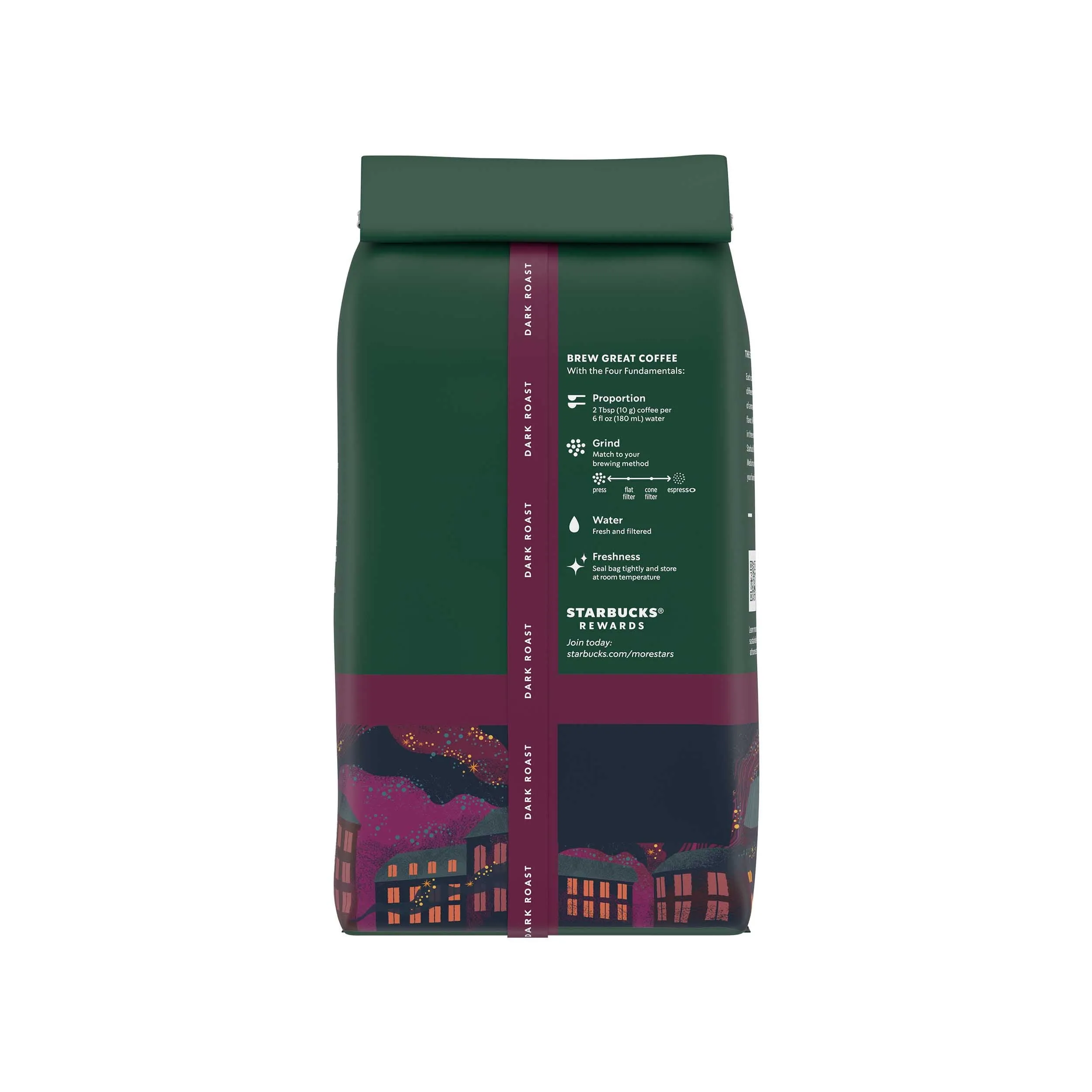 Starbucks Arabica Beans French Blend, Dark Roast, Whole Bean Coffee, 28 oz