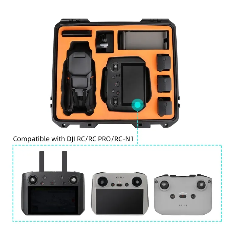 Sunnylife AQX-8 For Mavic 3 Pro / Mavic 3 Classic / Mavic 3 Waterproof Large Capacity Protective Handbox(Black)