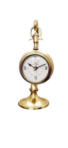 Table Clock,Desk Clock Beautiful Look Clock for Home and Office, Gifting- Size 10" Golden