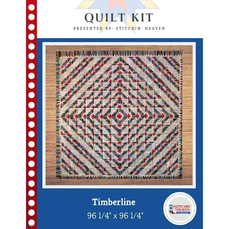 Timberline Log Cabin Quilt Kit