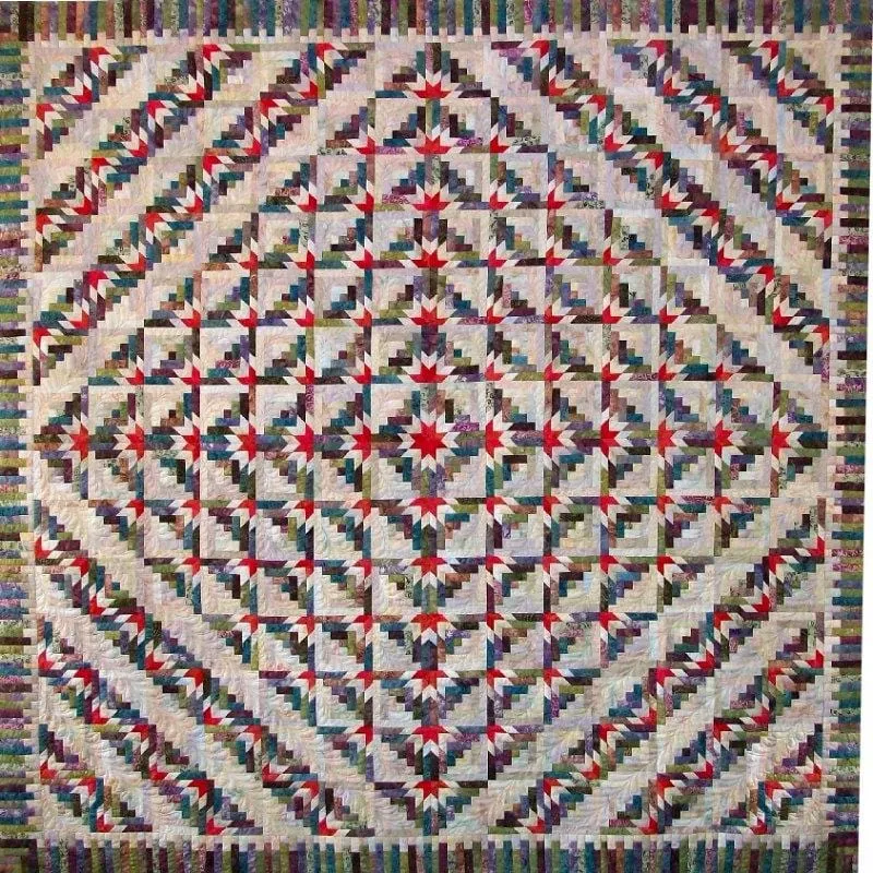 Timberline Log Cabin Quilt Kit