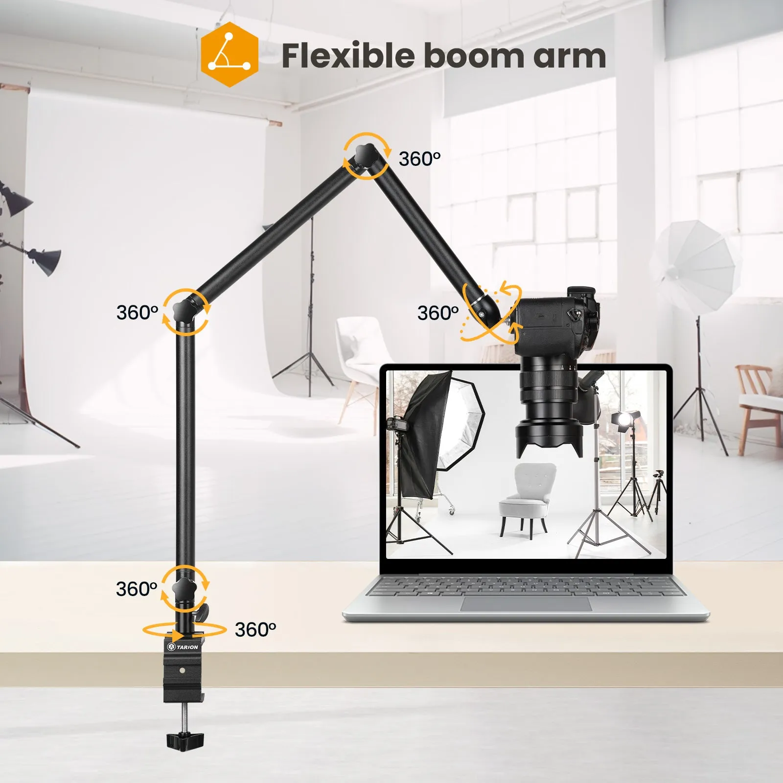 TKB-01 Camera Overhead Desk Mount Stand