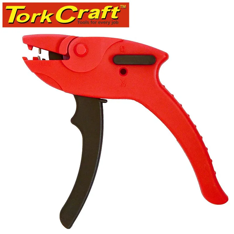 Tork Craft Wire Stripper Pistol Grip 0.2 - 6.0Mm Rnd Cable  With 3.0Mm Wire Cutte