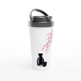 Travel Tumbler with Sake Bottle Design