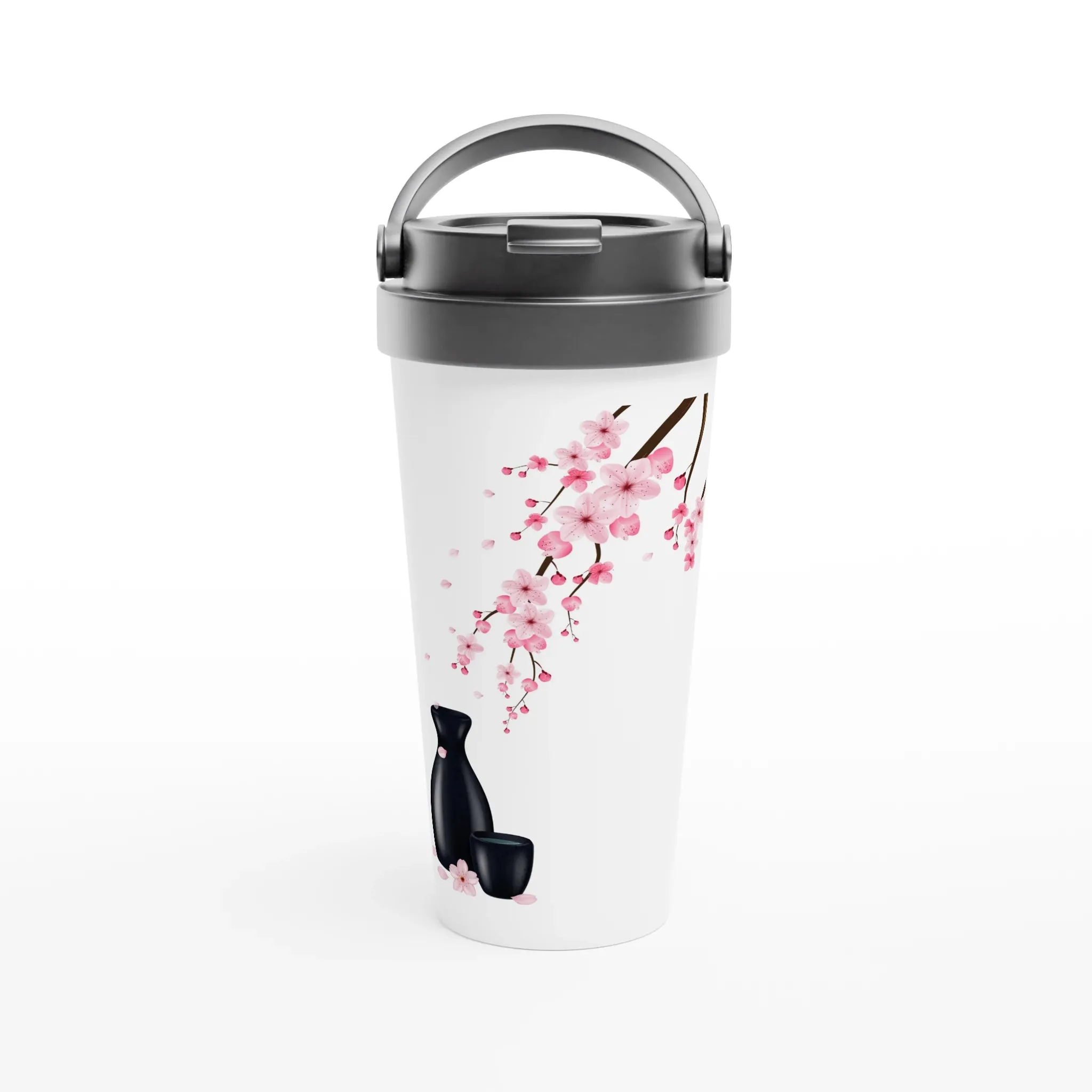 Travel Tumbler with Sake Bottle Design