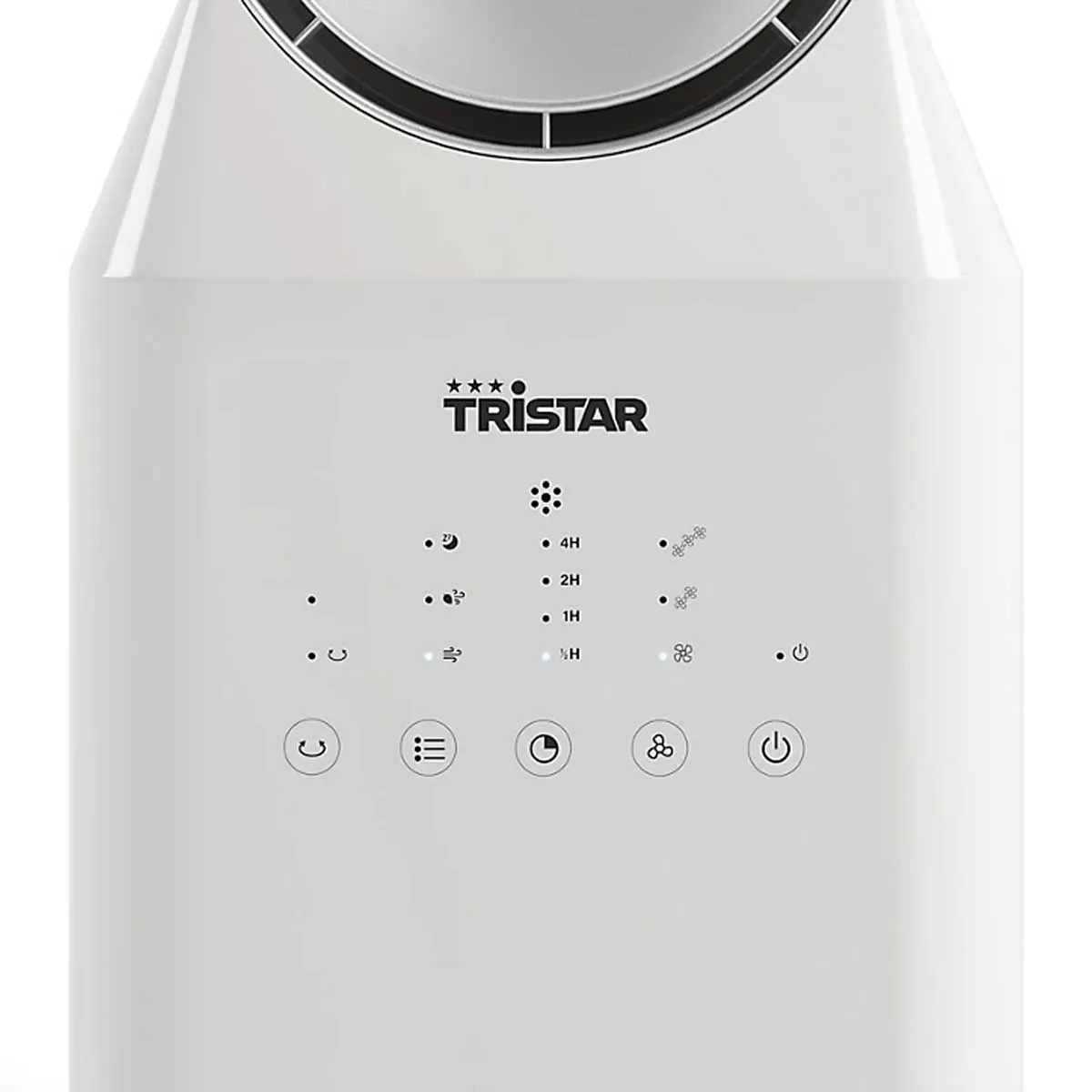 Tristar Air Cooler Fan Portable White LED Remote Bladeless Timer Oscillating