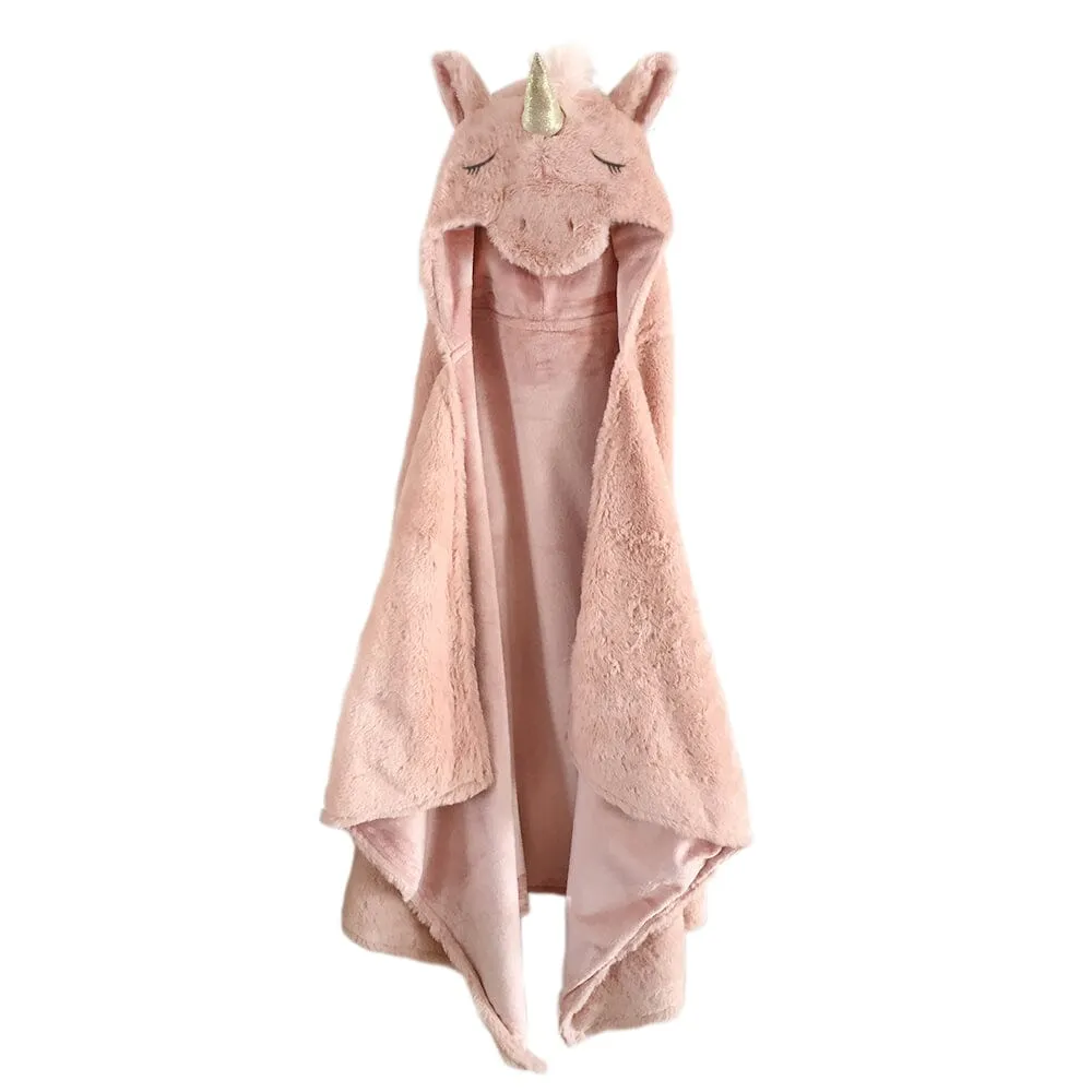 Uliana Unicorn Hooded Blanket