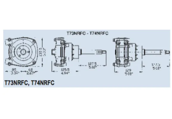 Ultraflex T73NRFC & T74NRFC Non-Reversible Steering Helms