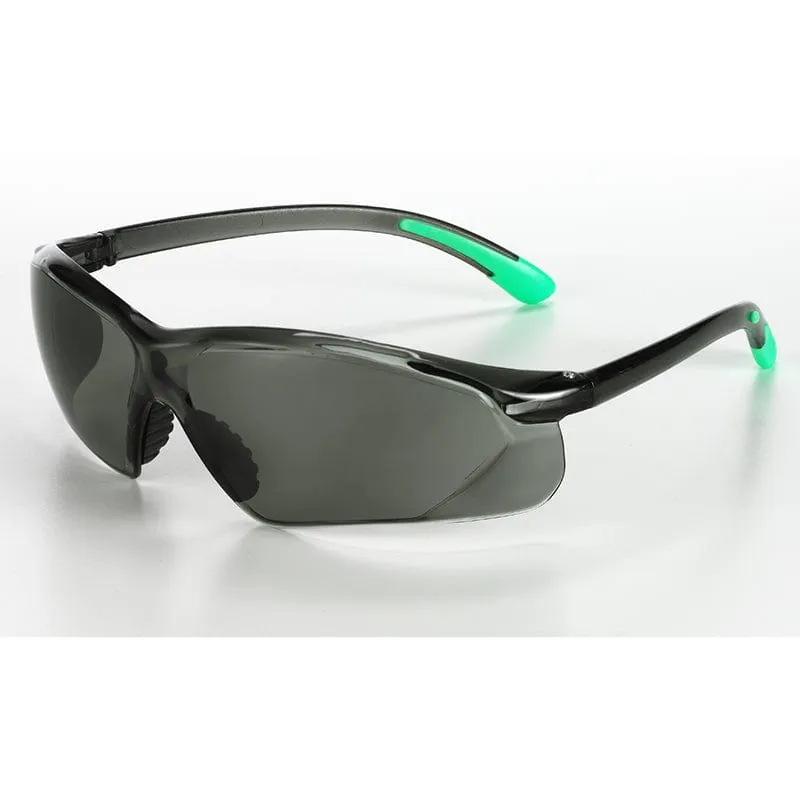 Univet 516 Light Safety Specs Smoke Anti Scratch Lens