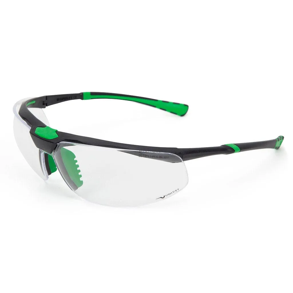 Univet 5X3 High Technology Safety Glasses Clear Lens