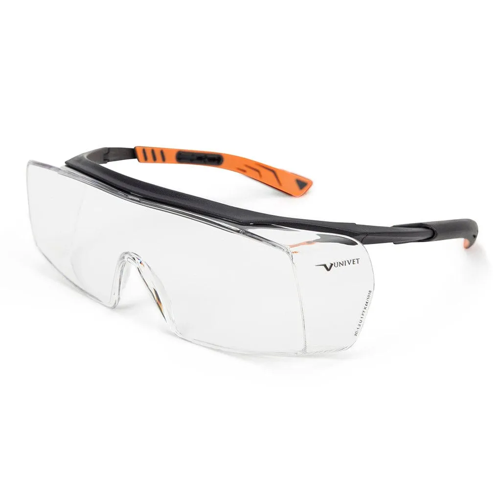 Univet 5X7 Ultimate Italian Safety Over Specs Clear Lens