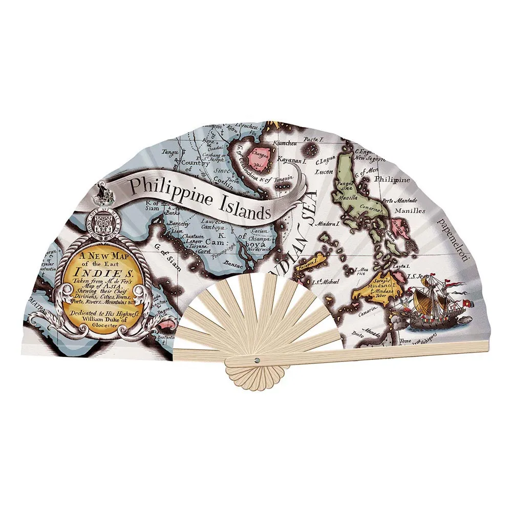 Vintage Map Fan