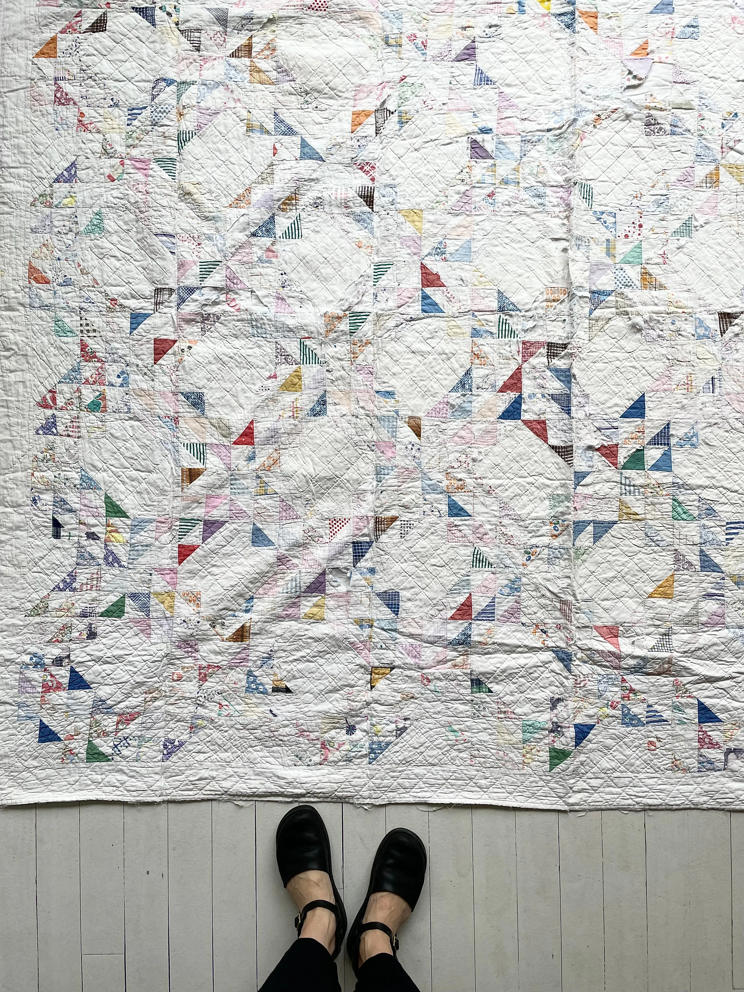 Vintage Ocean Waves Quilt