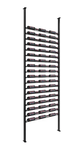 VintageView Evolution Low Profile Post Kit 10 3C (ultra slim floor-to-ceiling wine rack system)