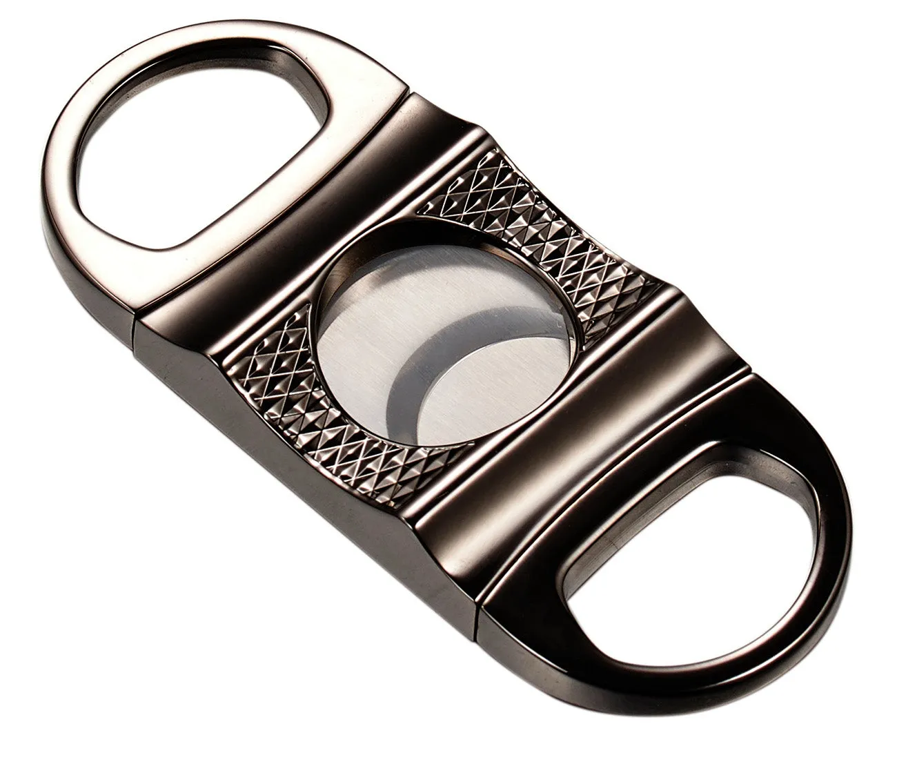 Visol Montana Gunmetal Double Guillotine Cigar Cutter