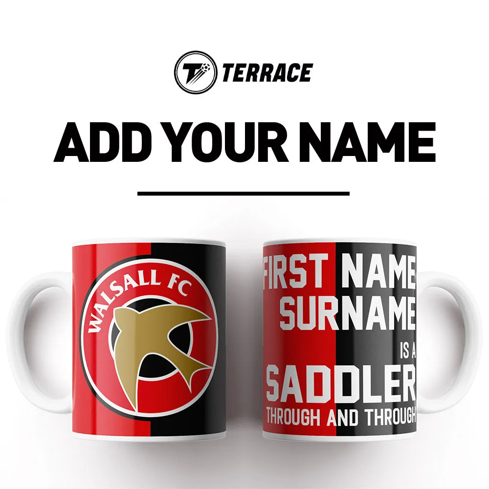 Walsall Through & Through Personalised Mug