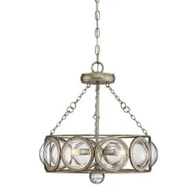 Warwick 3 Light Convertible Semi Flush