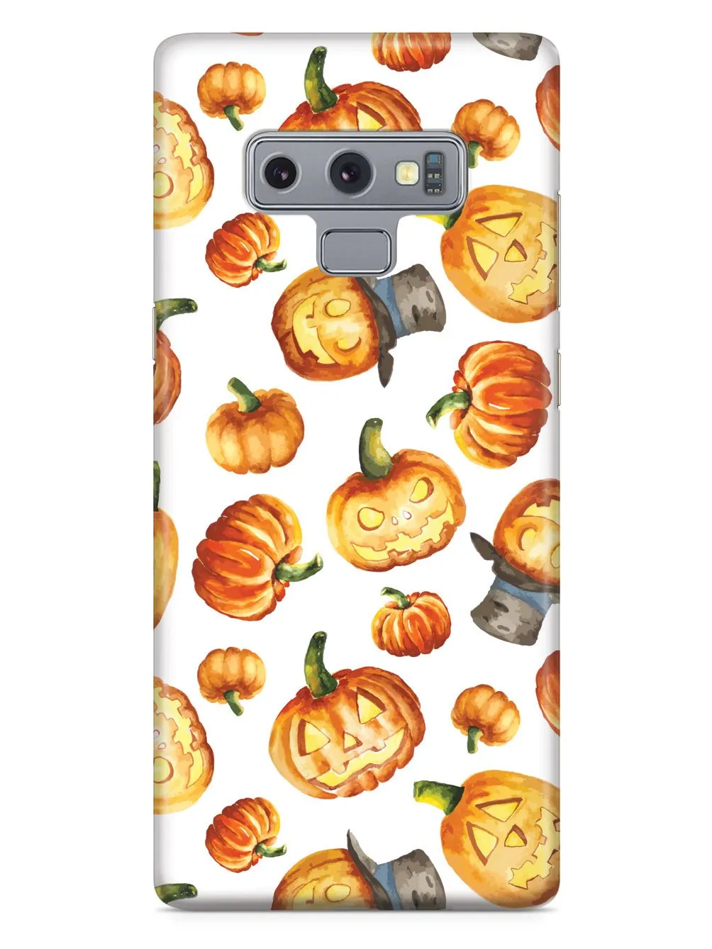 Watercolor Jack O Lanterns - White Case