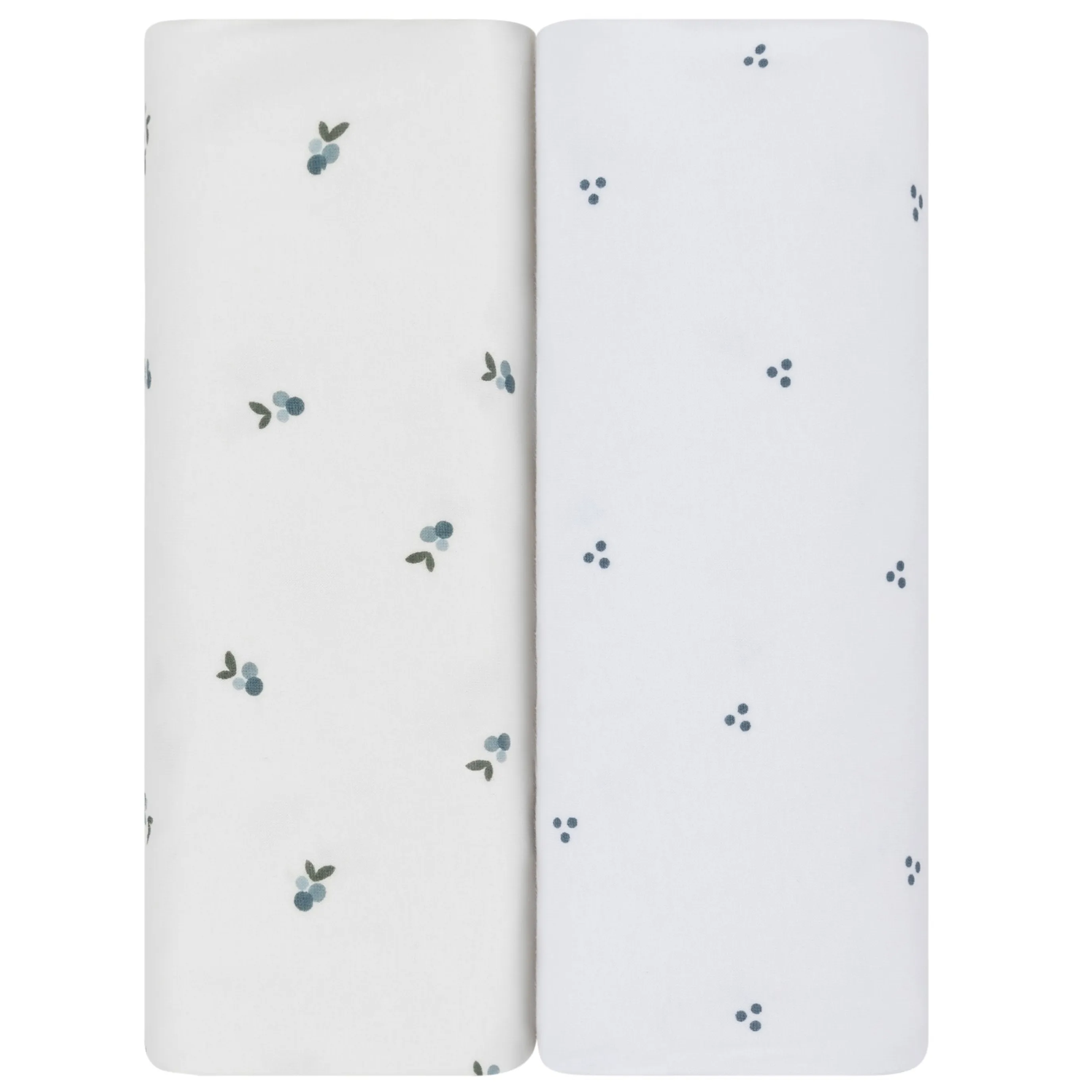 Waterproof Bassinet Sheet Set - Blue Berry