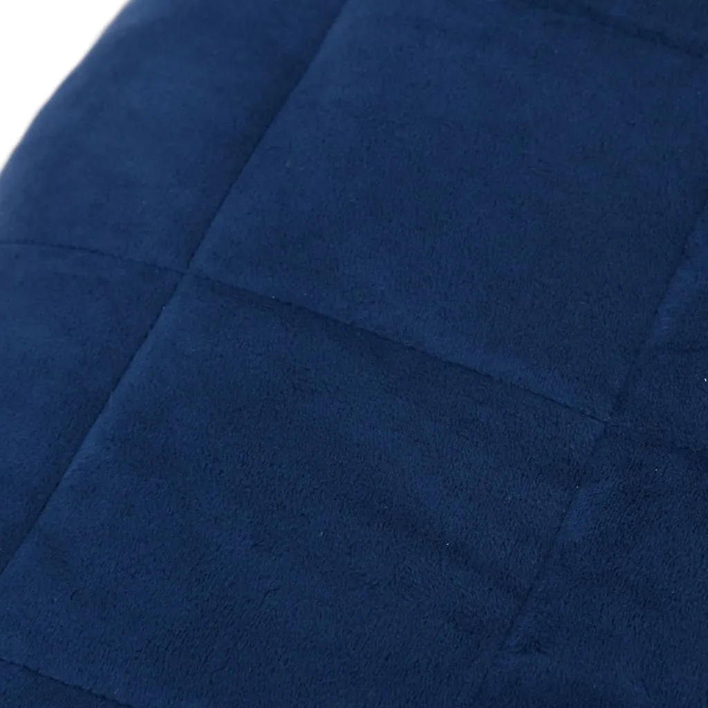 Weighted Blanket Blue 220x240 cm King 11 kg Fabric