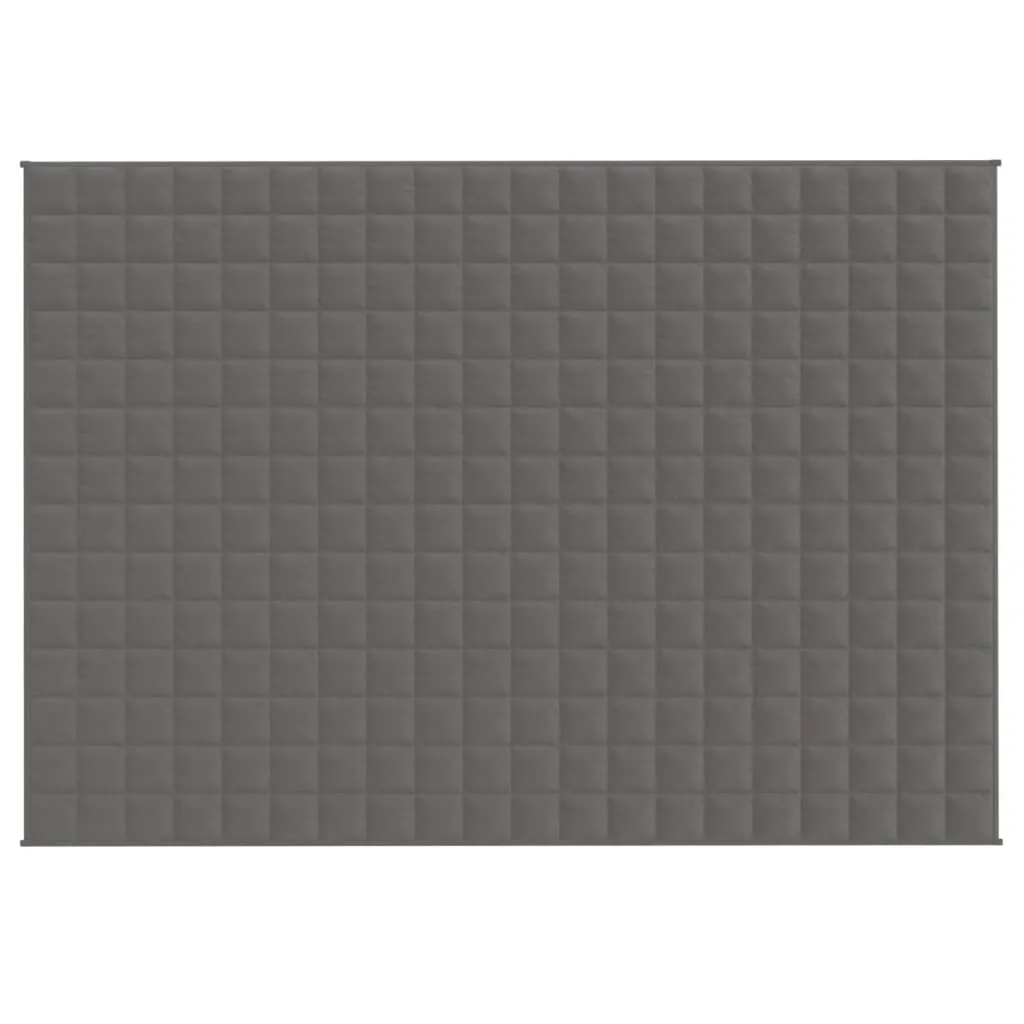 Weighted Blanket Grey 140x200 cm Single 10 kg Fabric