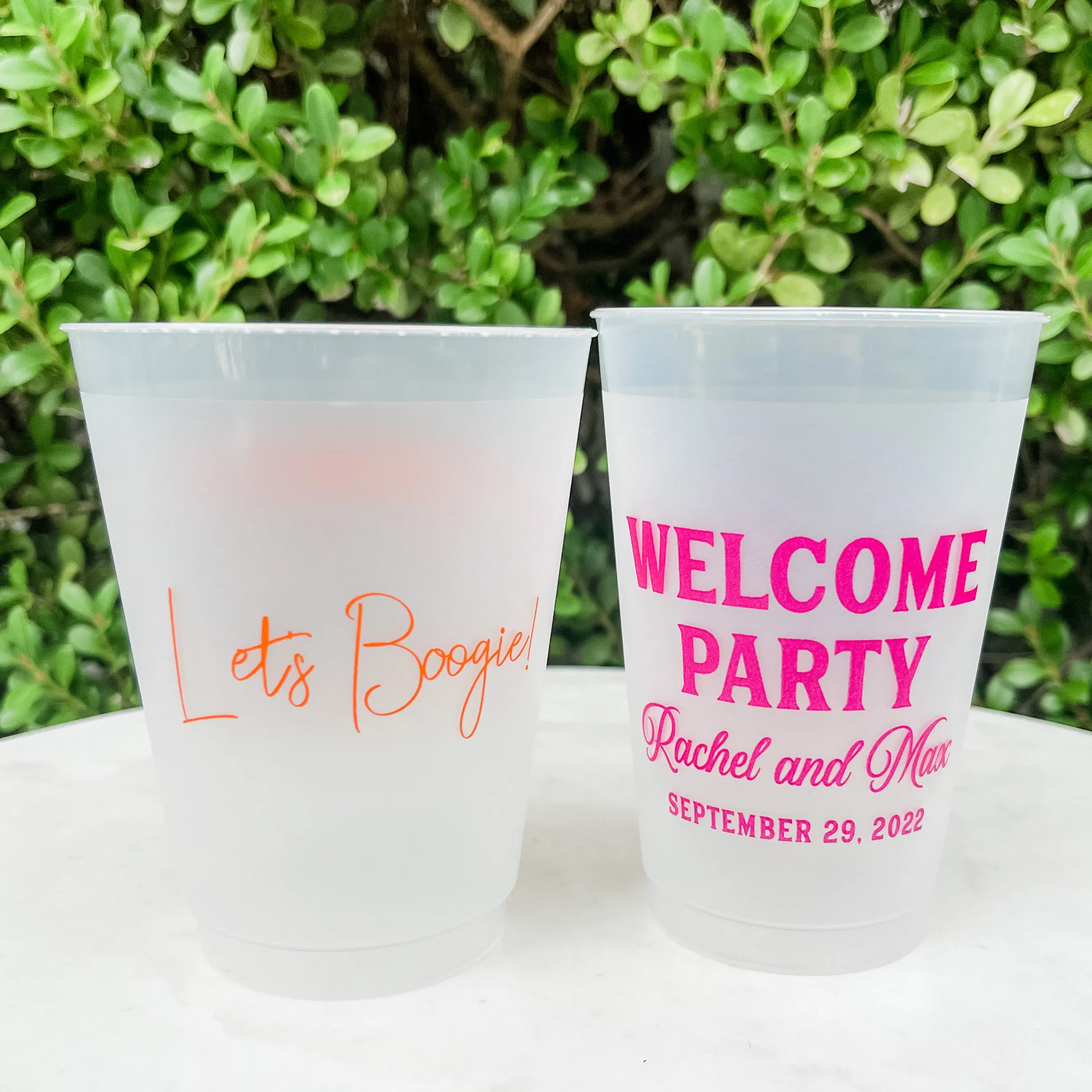 Welcome Party Frost-Flex Colorful Cup Favors