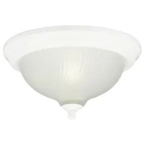 Westinghouse 66378 One-Light Indoor Flush-Mount Ceiling Fixture, White