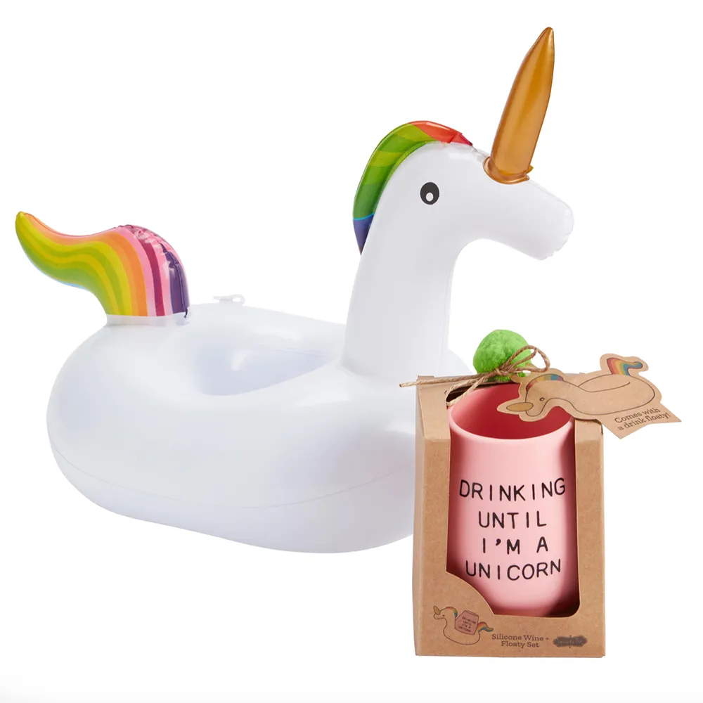 Wine Floaty Set - Unicorn