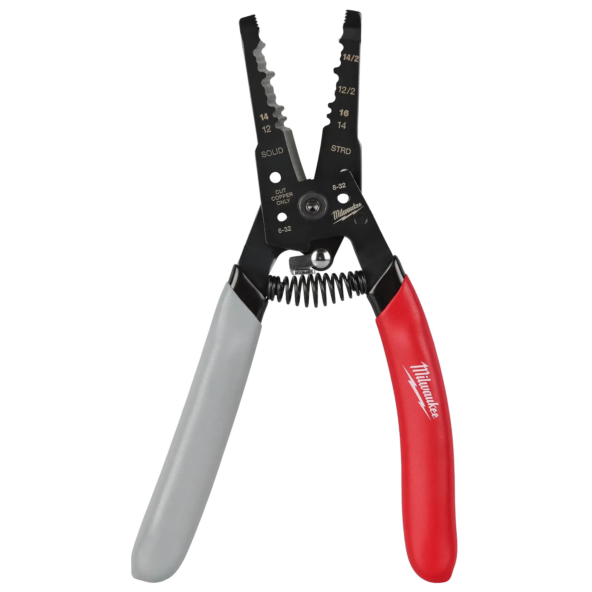 Wire Stripper - Milwaukee 12/2 & 14/2 Non-Metalic Dipped Grip Wire Stripper & Cutter, 48-22-3081