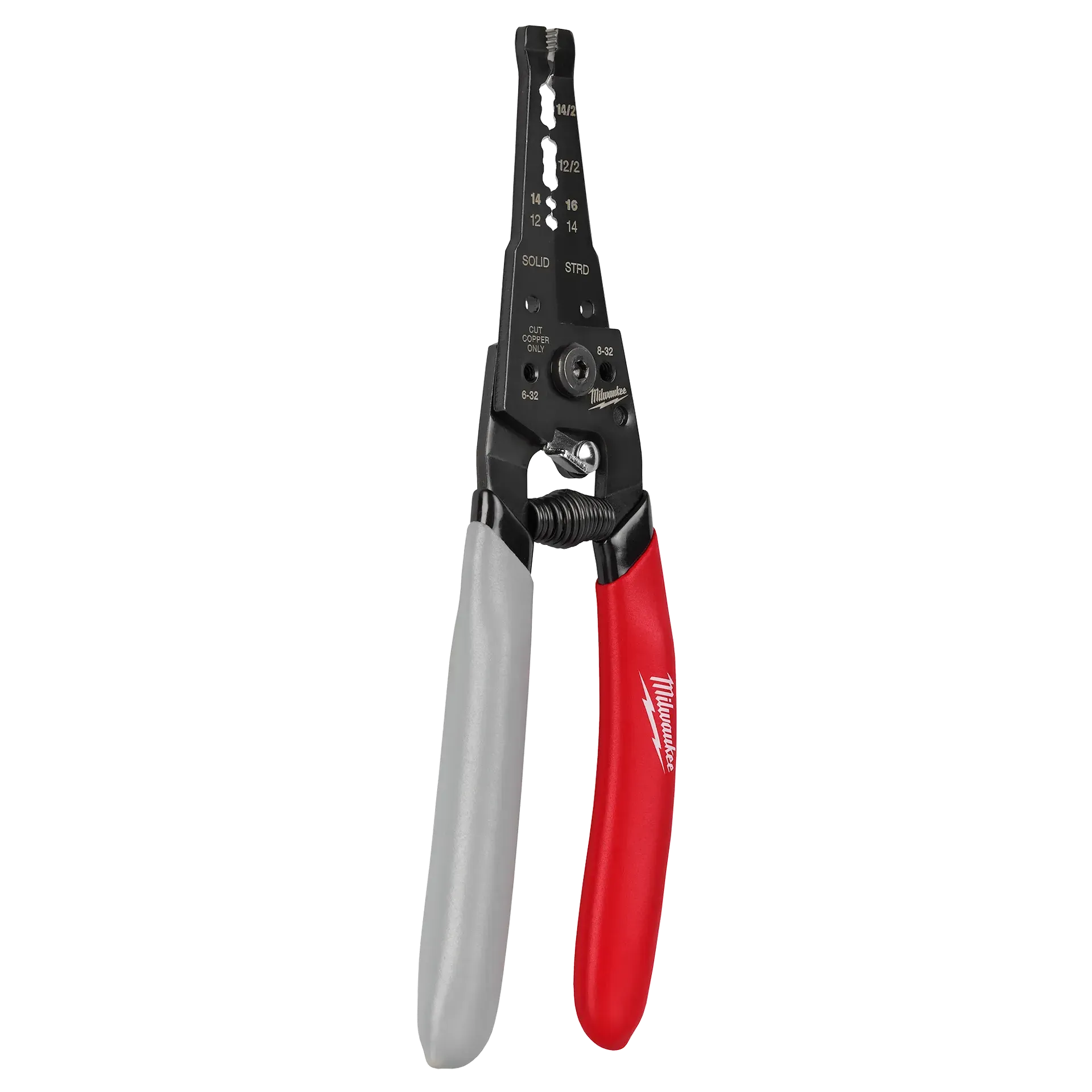 Wire Stripper - Milwaukee 12/2 & 14/2 Non-Metalic Dipped Grip Wire Stripper & Cutter, 48-22-3081