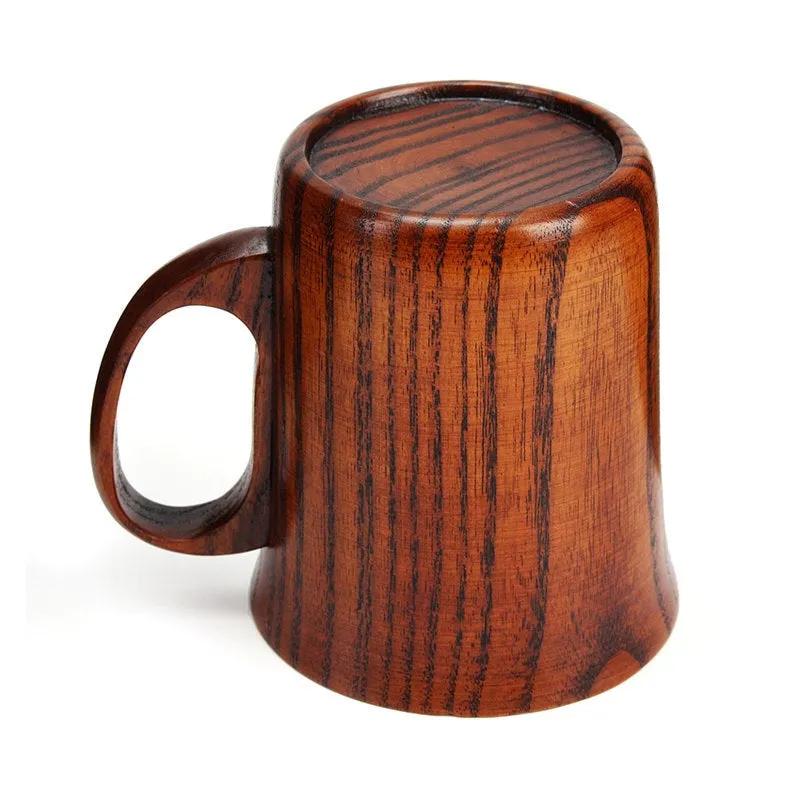 Wooden Coffee Cup - Tea Milk Mug - Breakfast Farmhouse Kitchenware - Toothbrush Holder - Home Decor - Eco Friendly Gift - Kitchen Drinkware