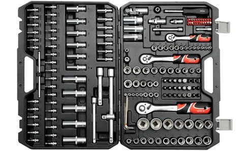 Yato Wrench Set 1/4" , 3/8" , 1/2" 173 Pcs. Xxl 38931