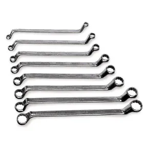 ZEBRA POWERDRIV® (12-Point) Metric Double Box End Wrench Set - Deep Offset (8 Pieces)